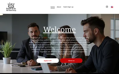 crowncotalent.com snapshot