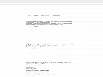 adhd-hjalpen.se snapshot