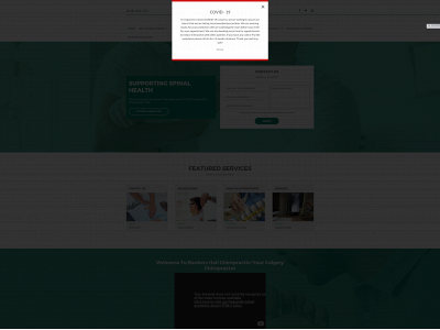 bankershallchiropractic.com snapshot