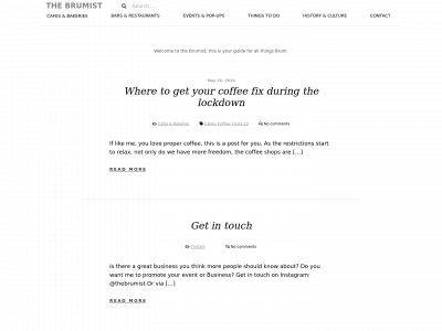 thebrumist.com snapshot
