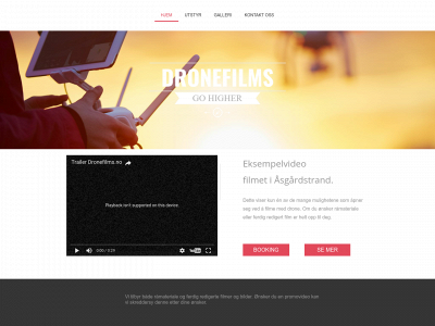 dronefilms.no snapshot