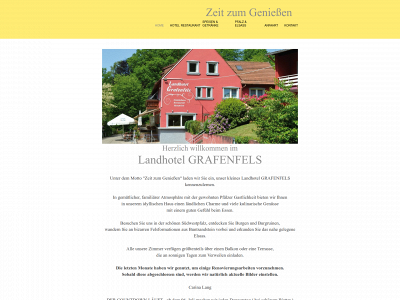 landhotel-grafenfels.de snapshot