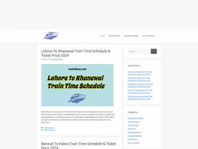 trainbuzz.net snapshot