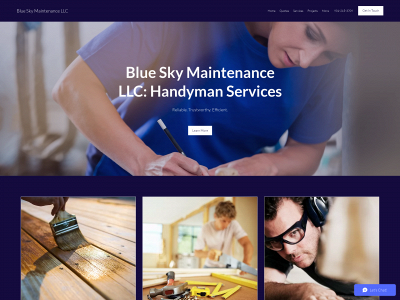 www.blueskymaintenancellc.com snapshot