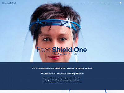 www.faceshield.one snapshot