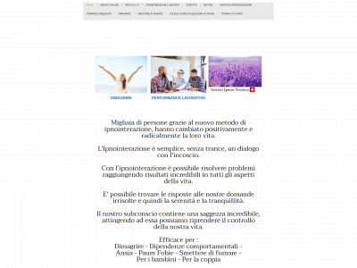 istitutoipnosisvizzera.com snapshot