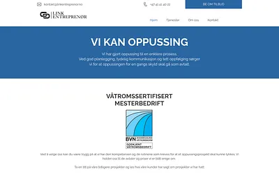 linkentreprenor.no snapshot