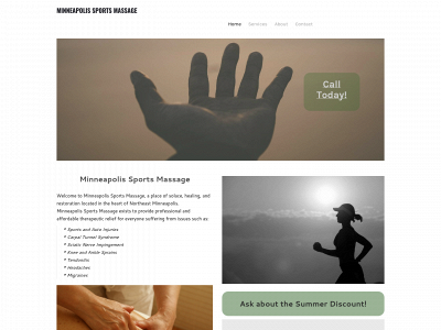 www.minneapolissportsmassage.com snapshot