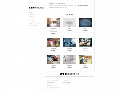 ztkimprovements.com snapshot