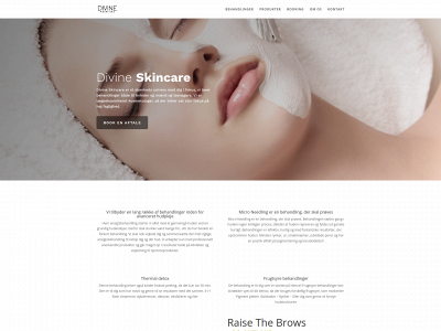 divineskincare.dk snapshot