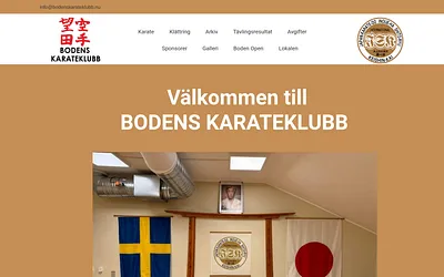 bodenskarateklubb.nu snapshot