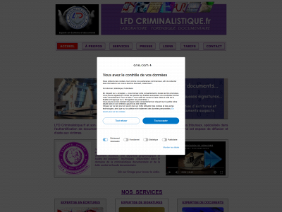 criminalistique.fr snapshot