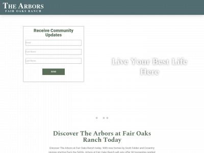 arborsfairoaks.com snapshot