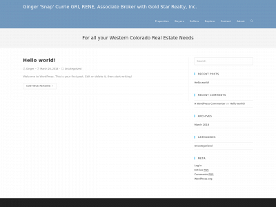 gingersnaprealty.com snapshot