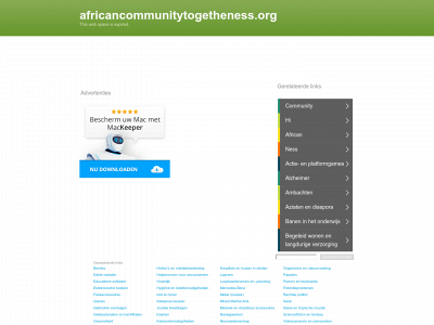 africancommunitytogetheness.org snapshot