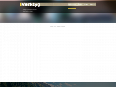 verktyg.one snapshot