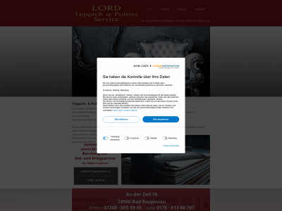 lord-teppich-polster.de snapshot