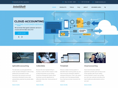 intelisoftcloud.com snapshot