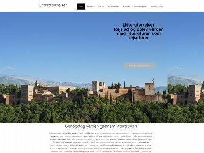 litteraturrejser.dk snapshot