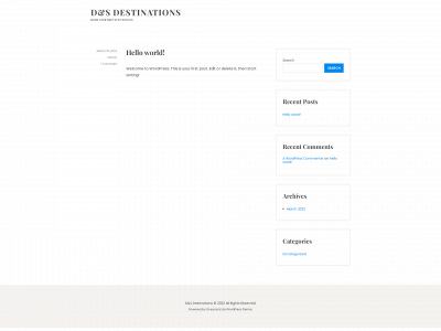 dsdestinations.com snapshot