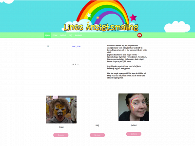 lines-ansigtsmaling.dk snapshot
