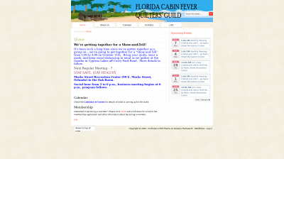 floridacabinfever.com snapshot