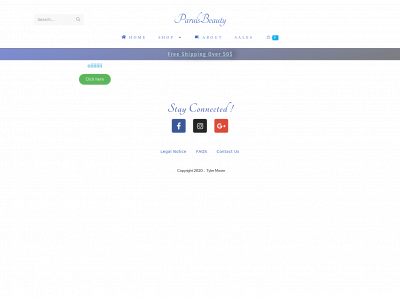 parulsbeauty.com snapshot