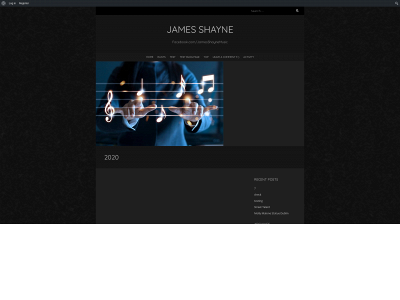jamesshayne.com snapshot