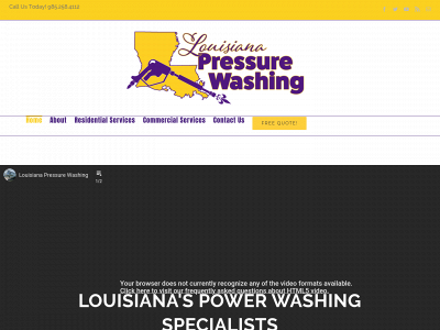 louisianapressurewashing.com snapshot