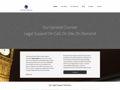 ourgeneralcounsel.co.uk snapshot
