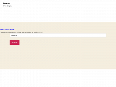 shopdogma.com snapshot