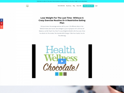 healthwellnessandchocolate.com snapshot