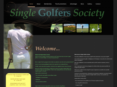 singlegolferssociety.com snapshot