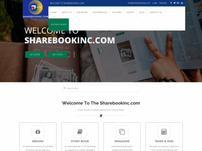 sharebookinc.com snapshot