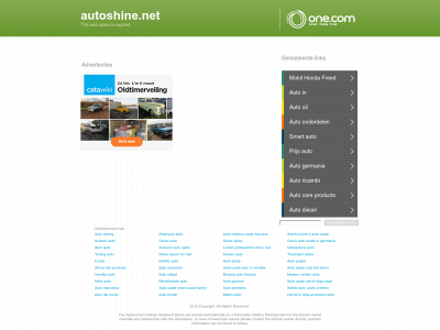 autoshine.net snapshot
