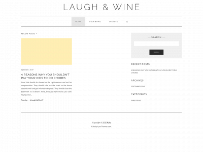 laughandwine.com snapshot