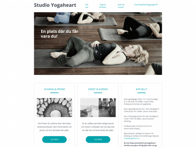 studioyogaheart.se snapshot