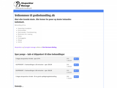 godbehandling.dk snapshot