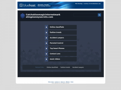 catchakloomagicinternetmarketingmoneysecrets.com snapshot