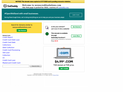nexuscreditsolutions.com snapshot
