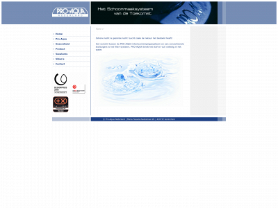 pro-aquabenelux.nl snapshot