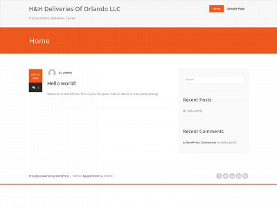 handhdeliveriesoforlando.com snapshot