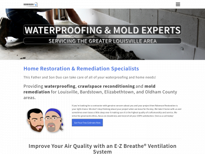 robersonrestoration.com snapshot