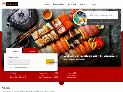 hayashidesushi.nl snapshot