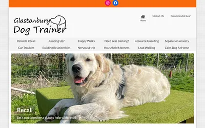 glastonburydogtrainer.co.uk snapshot