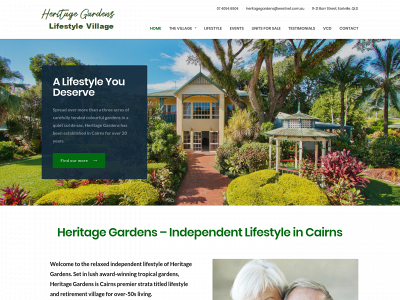 retirementvillagesqueensland.com.au snapshot