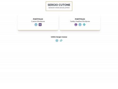 sergiocutone.com snapshot