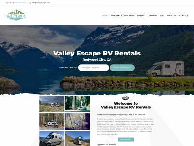 valleyescape.com snapshot