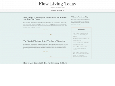flowlivingtoday.com snapshot