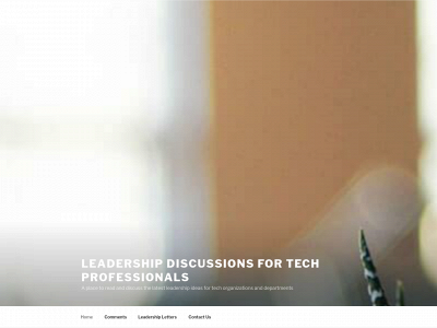 techleadershipletters.com snapshot